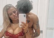 kandjbaby’s hot session in restroom