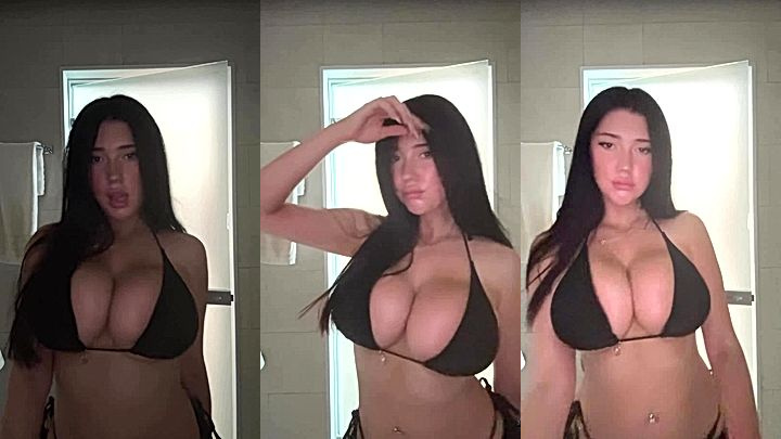 Layla Dream teasing her new bikini video leaked