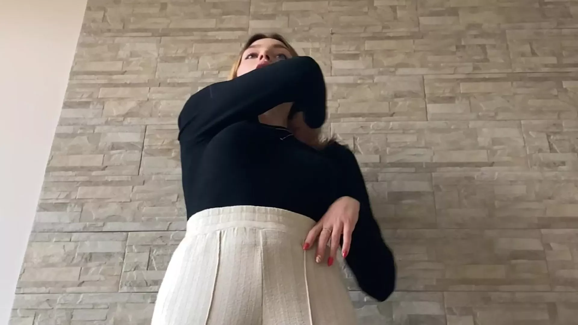 aventurinex showing off her sexy dress outfit