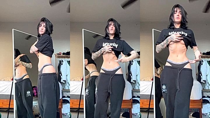 essaere new sexy outfit mirror tease