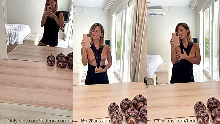 federicacorona showing off her natural perky tits