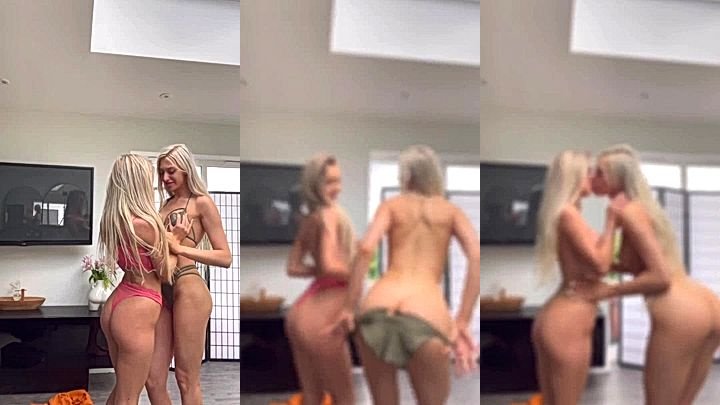 Ari Baby two horny lesbian babes playing
