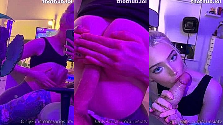 Ari Baby sucking and giving a boobjob