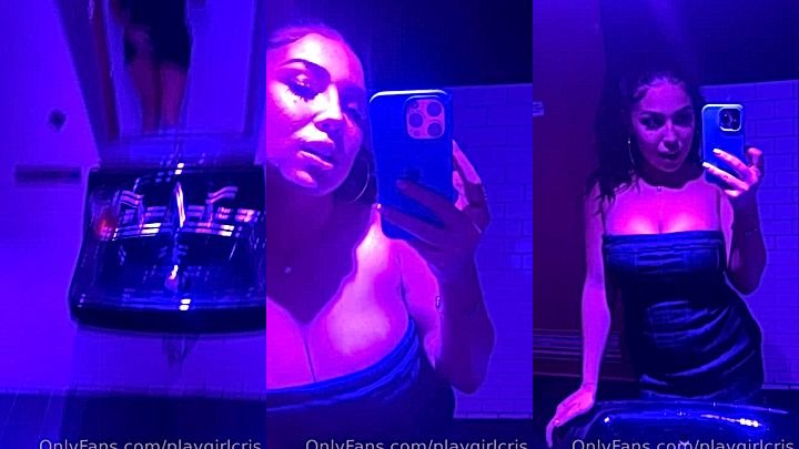 sexy babe Playgirlcris teasing her hot body in the club