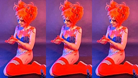 Notmeggii teasing her red socks