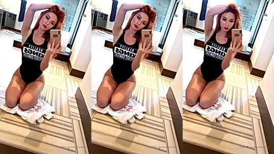 Lacy Lennon teasing in her sexy swimsuit