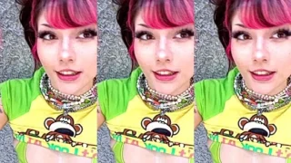 sexy teen Notmeggii teasing her petite body video leaked