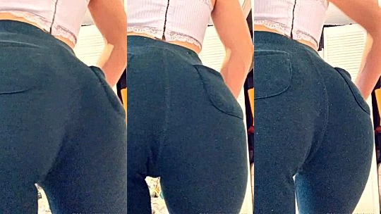 Lacy Lennon teasing her jeans big butt