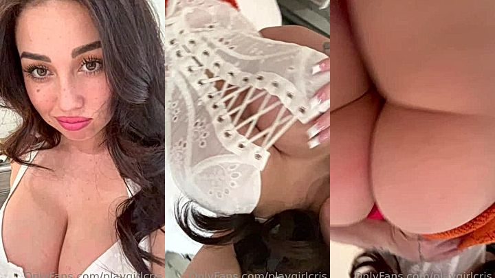 hot girl Playgirlcris showing off her big booty for the camera video leaked