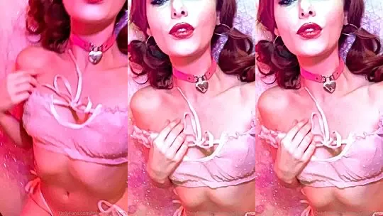 Lacy Lennon flashing her naked tits