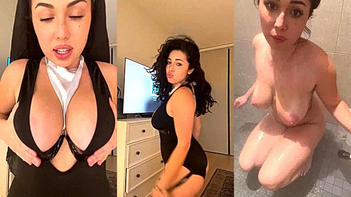 glasses girl Playgirlcris teases her hot body in the shower