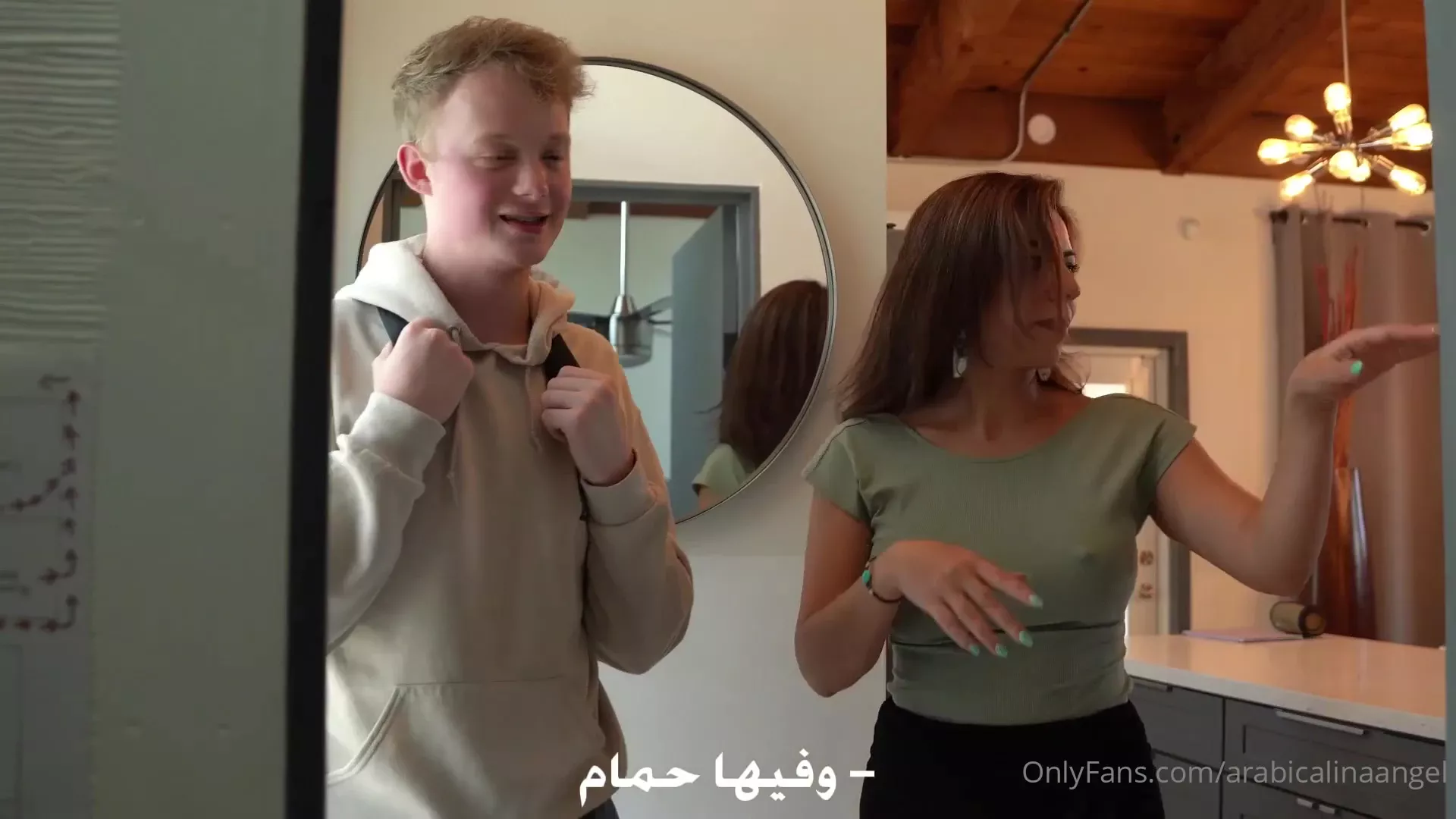 hot Arab babe Alina Angel fucking her step-son porn video leaked