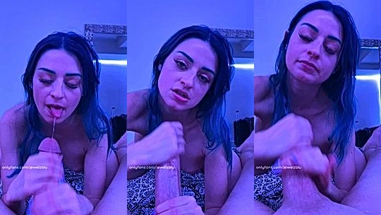 Jewelz blu sucking and handjob pov video leaked