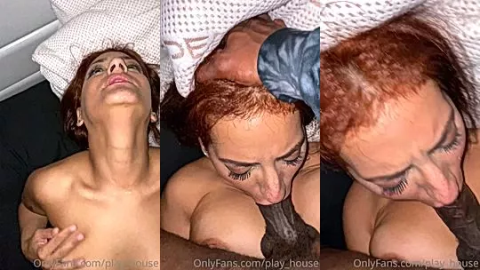 Baddies gallery ball-licking sloppy blowjob for a bbc black bull