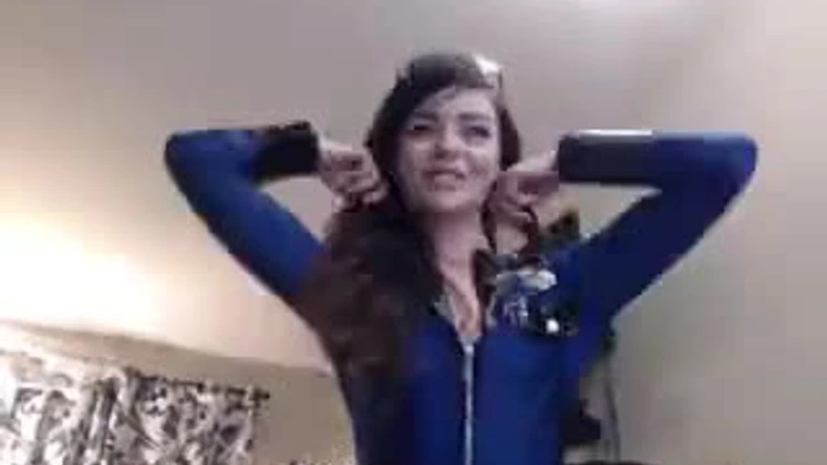 Ashe Maree teasing her police woman cosplay