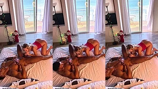 Troy Francisco christmas slut fucking a bbc on livestream