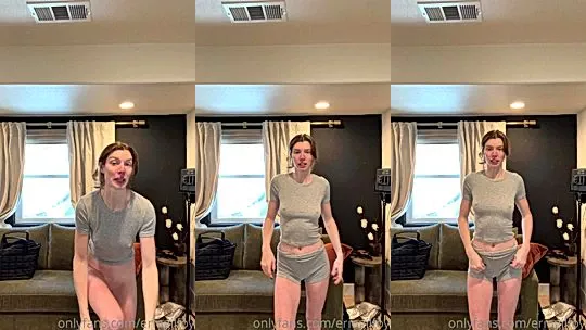 slutty american onlyfans model Hailey Hitch undresss and try on her new……