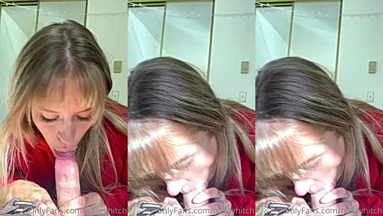 horny onlyfans model Hailey Hitch sucks her stepson huge cock till he cums