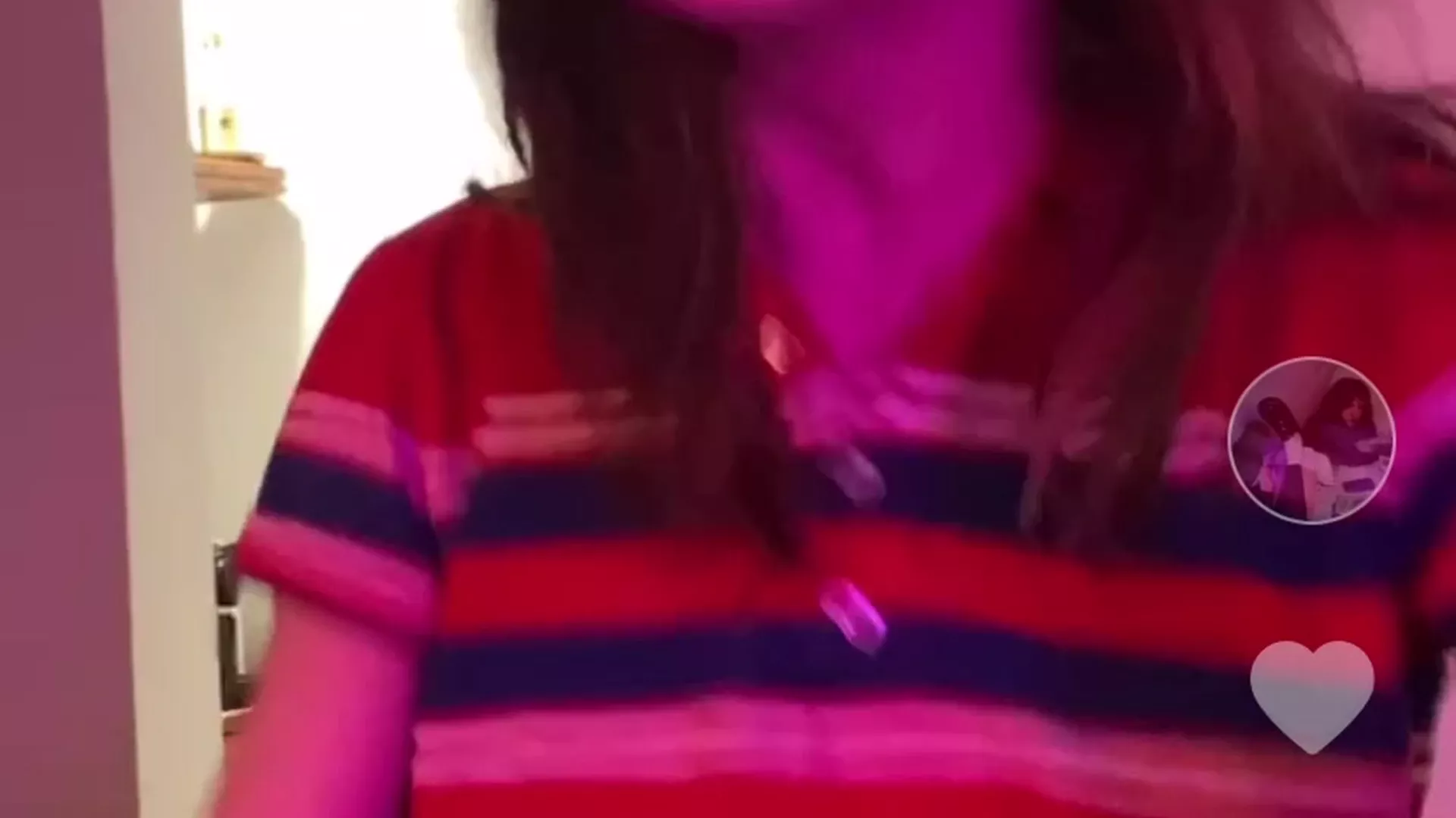 big boobs chick couldnt resist showing off her boobs to her fans