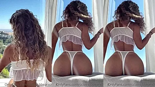 onlyfans leak chic Claire Stone booty teases around like a slut leaked onlyfans video